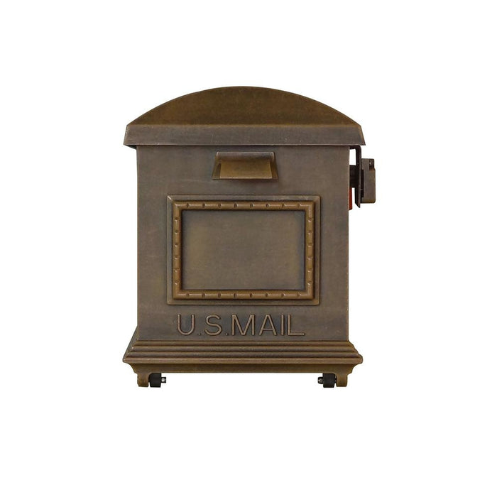 Special Lite Products || Traditional Curbside Mailbox, Decorative Solid Aluminum Mailbox