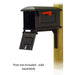 Special Lite Products || Traditional Curbside Mailbox with Ashley front single mailbox mounting bracket