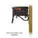 Special Lite Products || Traditional Curbside Mailbox with Sorrento front single mailbox mounting bracket