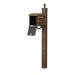 Special Lite Products || Traditional Curbside Mailbox with Springfield Mailbox Post