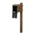 Special Lite Products || Traditional Curbside Mailbox with Wellington Mailbox Post, Copper