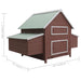 vidaXL || vidaXL Chicken Coop Brown 61.8"x38.1"x43.3" Wood 170856