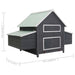 vidaXL || vidaXL Chicken Coop Gray 61.8"x38.1"x43.3" Wood