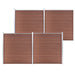 vidaXL || vidaXL Garden Fence WPC 275.2"x73.2" Brown 3053209