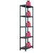 vidaXL || vidaXL Storage Shelf Racks 5 pcs Black 155.1 lb 23.6"x11.8"x70.9" Plastic 276258